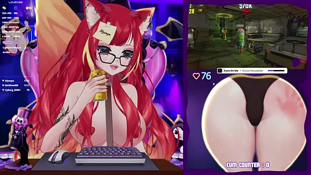 LewdFoxy_VT Show in webcam