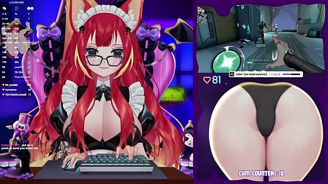 Webkamerová show LewdFoxy_VT