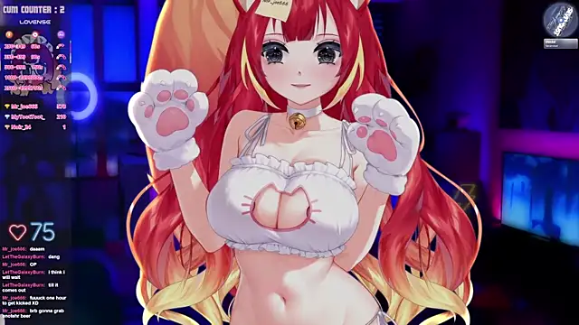 LewdFoxy_VT webkamerás műsora