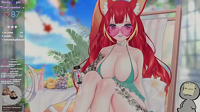 LewdFoxy_VTのライブXXXチャット