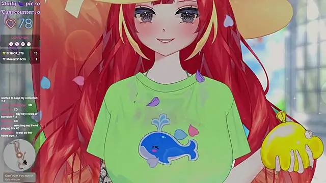 הופעת וובקאם של LewdFoxy_VT