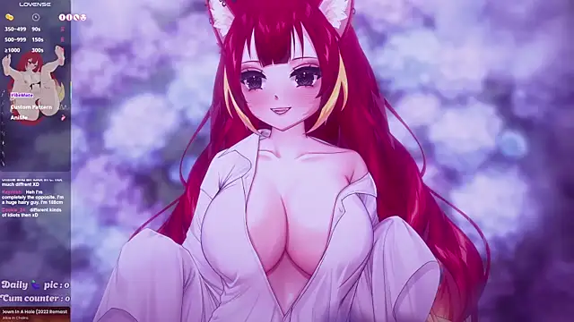 LewdFoxy_VT: διαδικτυακό σόου στην κάμερα