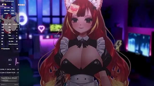 Show de LewdFoxy_VT na webcam