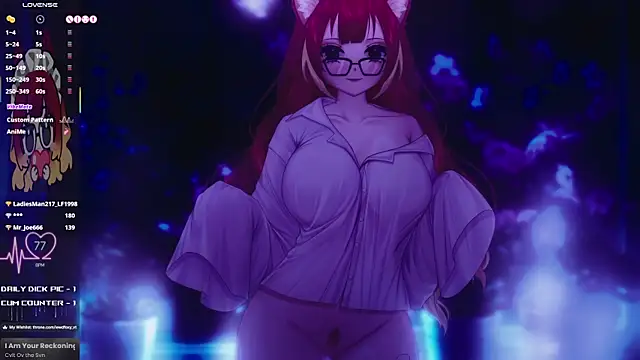 LewdFoxy_VT: διαδικτυακό σόου στην κάμερα