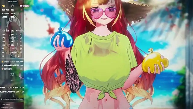 LewdFoxy_VTのウェブカメラショー