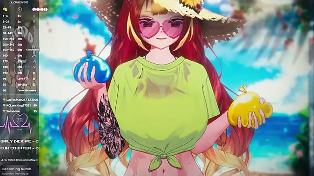 Webkamerová show LewdFoxy_VT