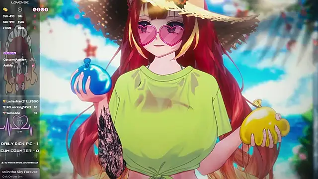 Webkamerová show LewdFoxy_VT