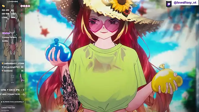 Webkamerová show LewdFoxy_VT