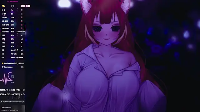 Webkamerová show LewdFoxy_VT