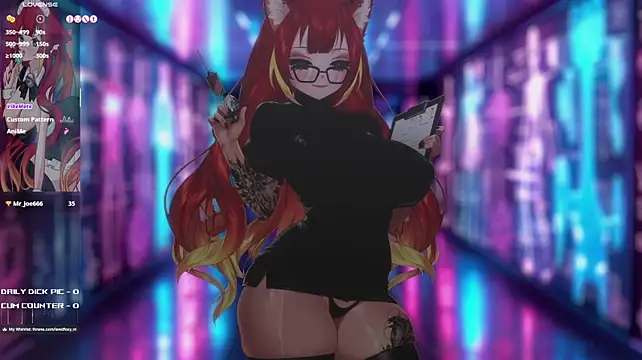 LewdFoxy_VT 网络视讯表演