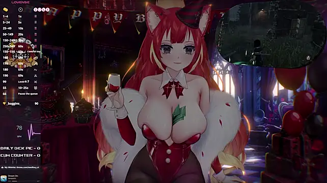 LewdFoxy_VT 网络视讯表演