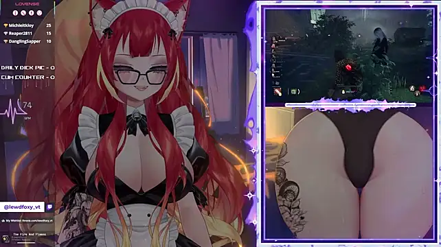 Show de LewdFoxy_VT na webcam