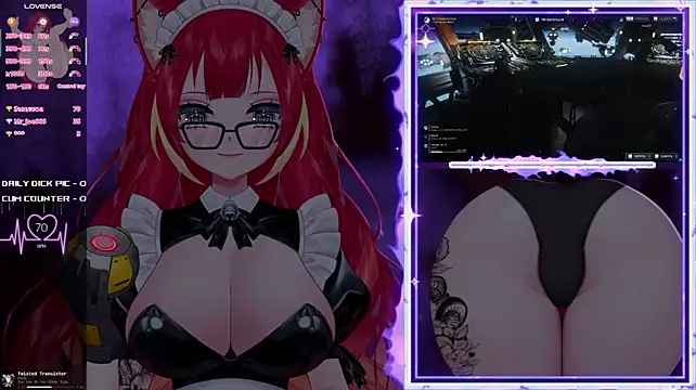 Show modela LewdFoxy_VT na web-kameri
