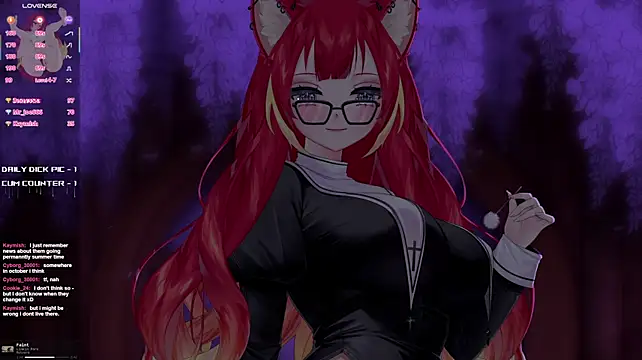 LewdFoxy_VT: онлайн-секс-чат
