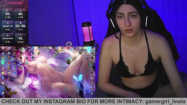 Show de Gamergirl-Linela na webcam