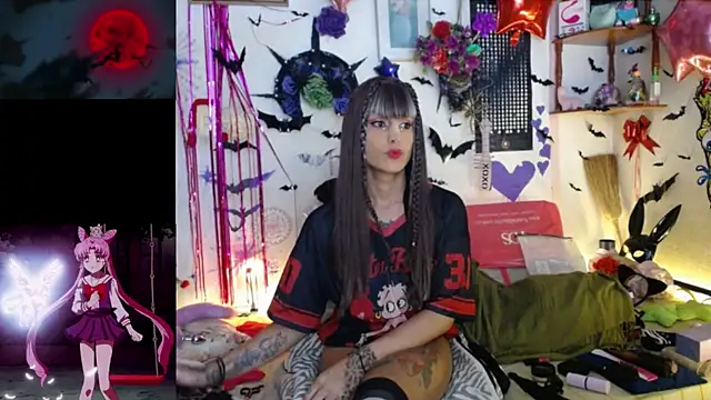 Show de purplekattlyn na webcam