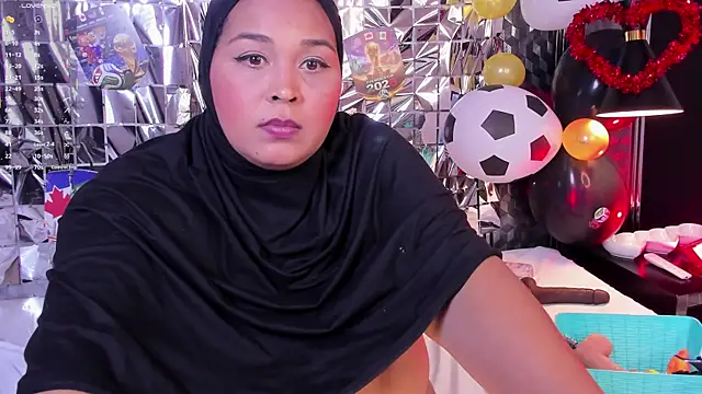 BBWHijab Pertunjukan Webcam