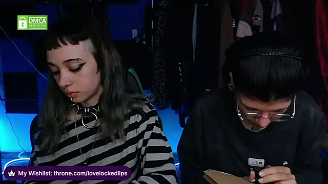 lovelockedlips: διαδικτυακό σόου στην κάμερα