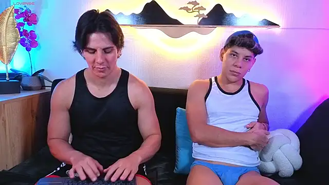 Show de Almiboys na webcam
