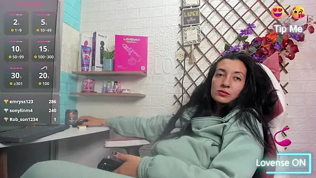 SALOME_KORLAND Adlı Modelin Web Kamerası Şovu