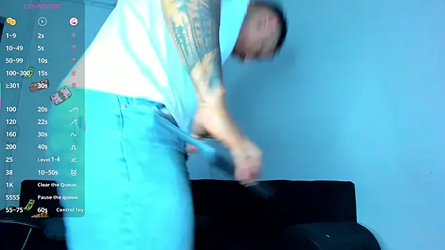 Show de David_tatto1 na webcam