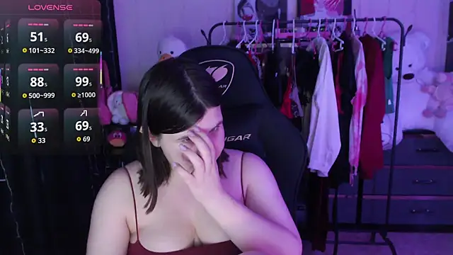 AmyVibess élő XXX-chatje