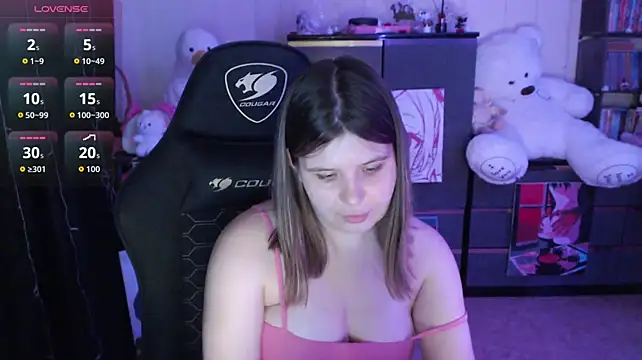 Show de AmyVibess na webcam
