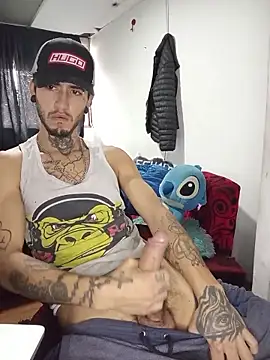 הופעת וובקאם של Tattoboy19cm