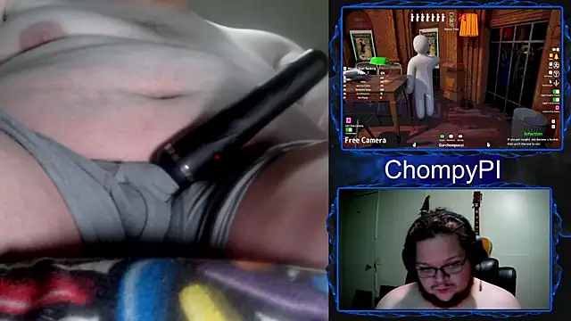 ChompyPIのウェブカメラショー