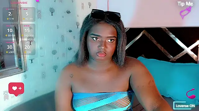 TheperfectblackTS webcam show