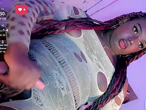 Show de Hugemonsterblack na webcam