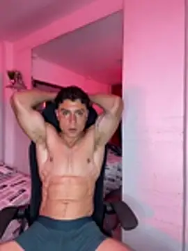 MR_MUSCLEのウェブカメラショー