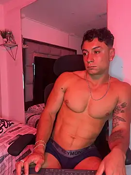 MR_MUSCLEのウェブカメラショー