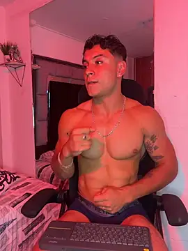 MR_MUSCLEのウェブカメラショー