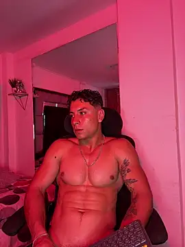 MR_MUSCLEのウェブカメラショー