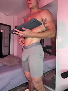 Show de MR_MUSCLE na webcam