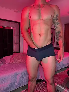 MR_MUSCLEのウェブカメラショー