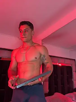 MR_MUSCLEのウェブカメラショー
