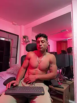 MR_MUSCLEのウェブカメラショー