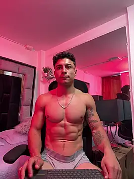 Show de MR_MUSCLE na webcam