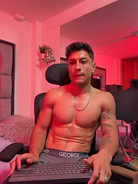 MR_MUSCLEのウェブカメラショー
