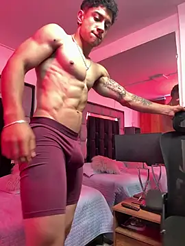 Show de MR_MUSCLE na webcam
