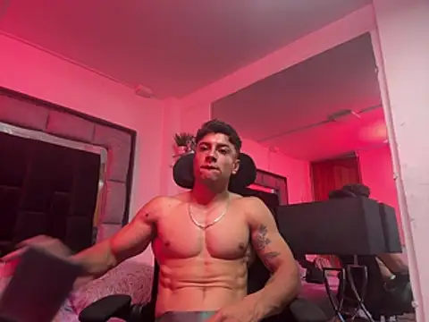 MR_MUSCLEのウェブカメラショー