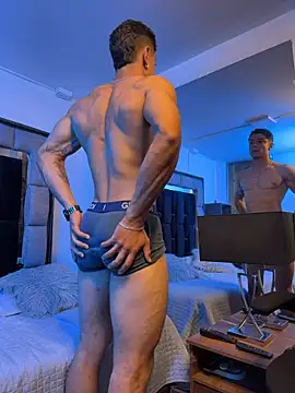 Show de MR_MUSCLE na webcam