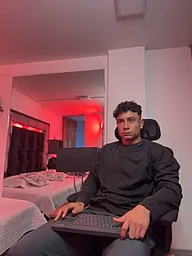 Show de MR_MUSCLE na webcam