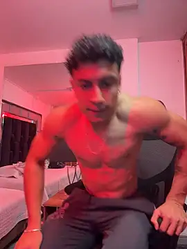 MR_MUSCLEのウェブカメラショー