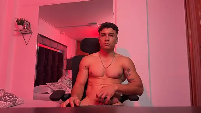 MR_MUSCLEのウェブカメラショー
