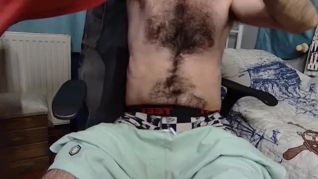 hairybearcb: διαδικτυακό σόου στην κάμερα