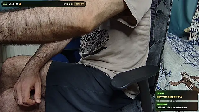Show modela hairybearcb na web-kameri