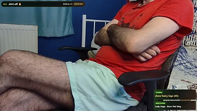 Show de hairybearcb na webcam